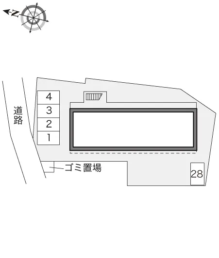 ★手数料０円★さいたま市見沼区南中野　月極駐車場（LP）